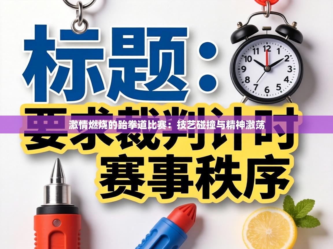 激情燃烧的跆拳道比赛:技艺碰撞与精神激荡 第1张